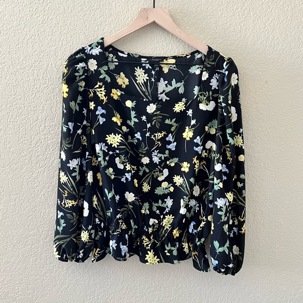 Ann Taylor Floral Top